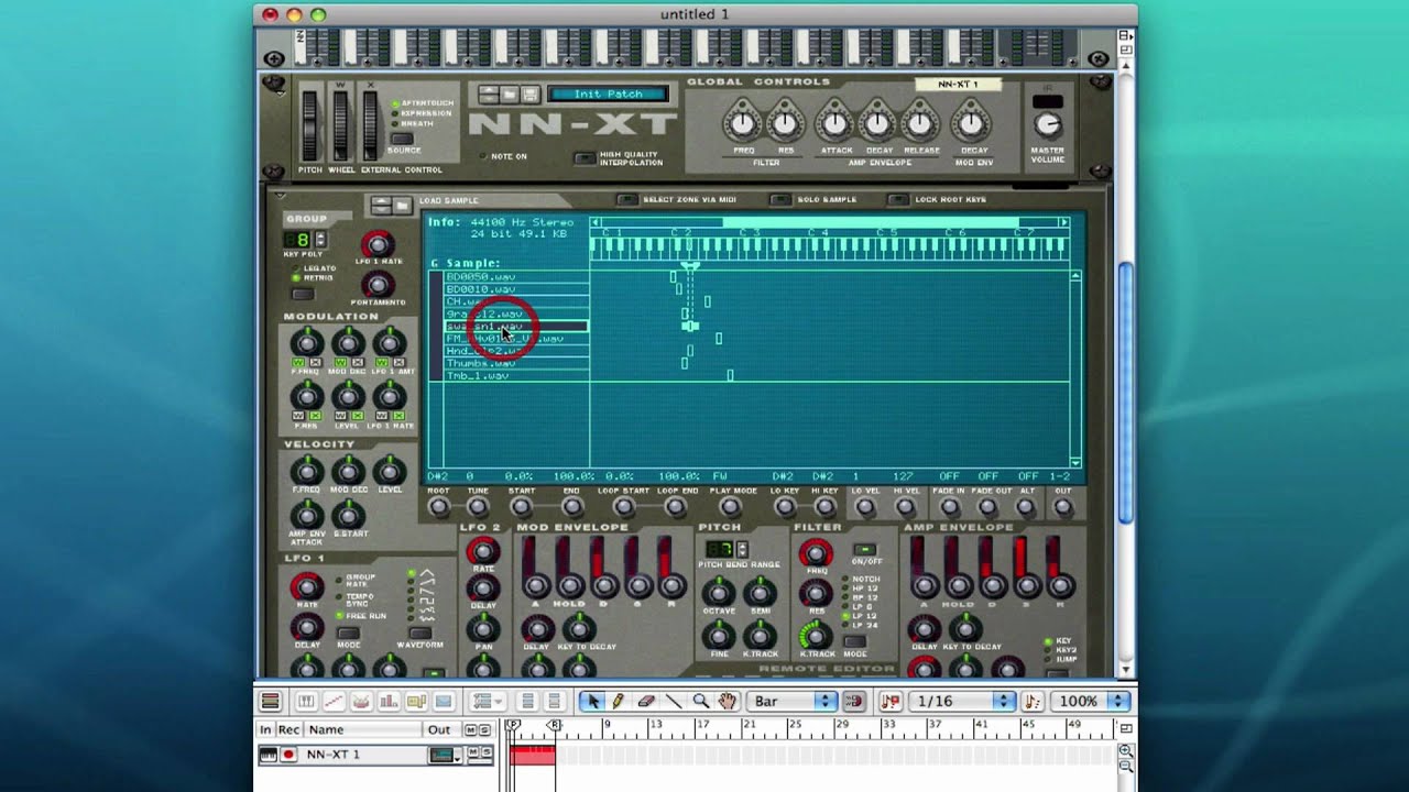 Reason Tutorial - Seperating your drum sounds for mixing in NNXT