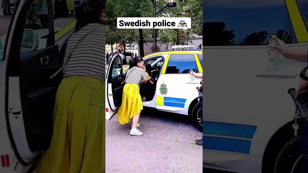 police 🚔 in sweden Stockholm #trending #short #foryou #food #subscribe