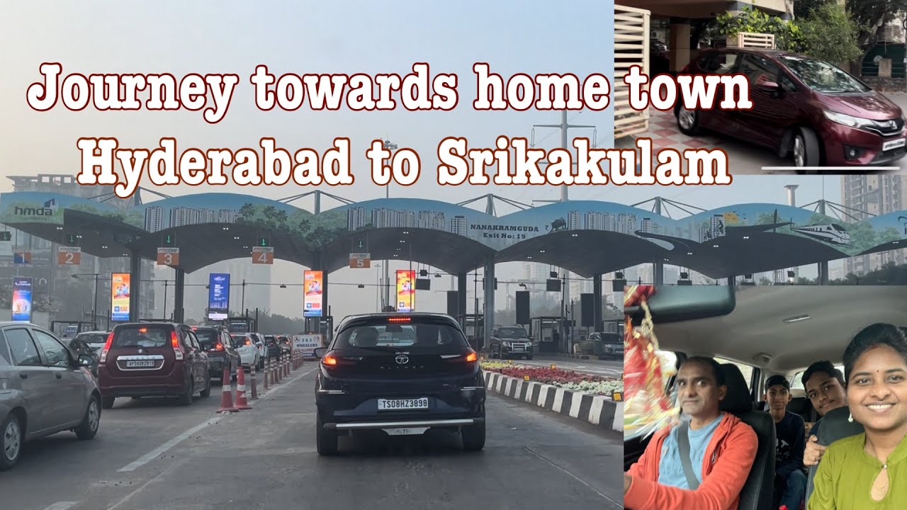 సరదాగా పండక్కి  పుట్టింటికి | Hyderabad to Srikakulam journey vlog | Travel vlog video in telugu