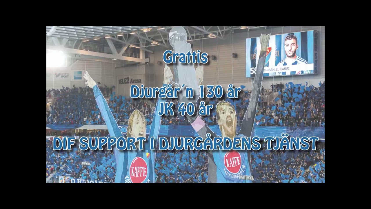 Till er som att säger  Djurgården inte har några låtar