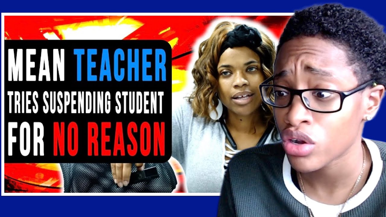 Mean Teacher Tries Suspending Student For No Reason | Vid Chronicles Reaction