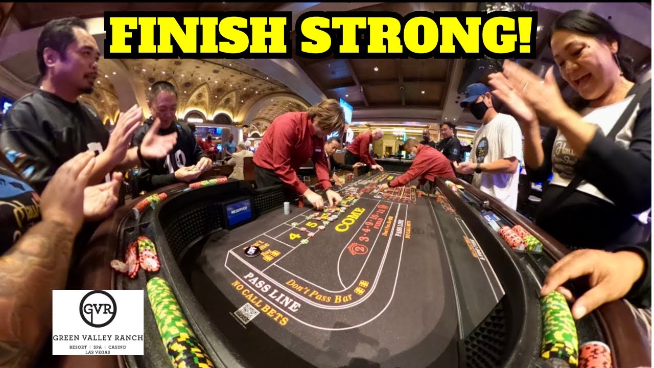 Exciting Live Casino Craps Action inside the Green Valley Ranch Casino!