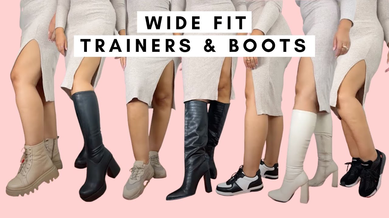 The BEST Wide Fit Boots & Trainers (try on) | Wide fit shoes