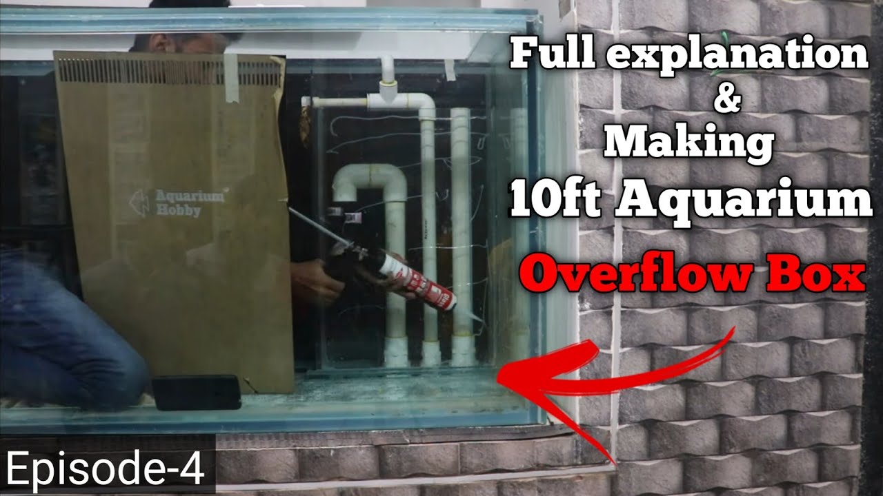 DIY Overflow box(Episode-4) 10ft aquarium Series