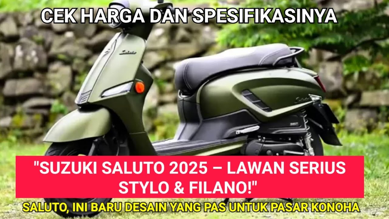 Suzuki Saluto 125 2025 &ndash; Skutik Retro modern, Lebih Stylish dari Stylo & Filano !!! | MasMas Update