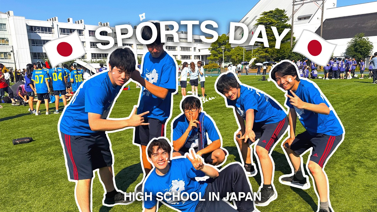 A Sports Day in Japan | Exchange High School Student 🇯🇵 [Day in a life]