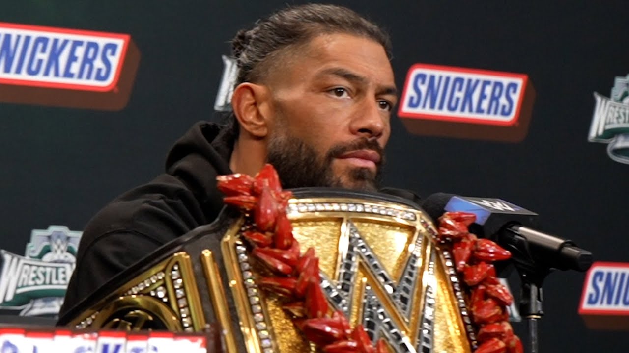 ROMAN REIGNS WWE WRESTLEMANIA 40 PRESS CONFERENCE!