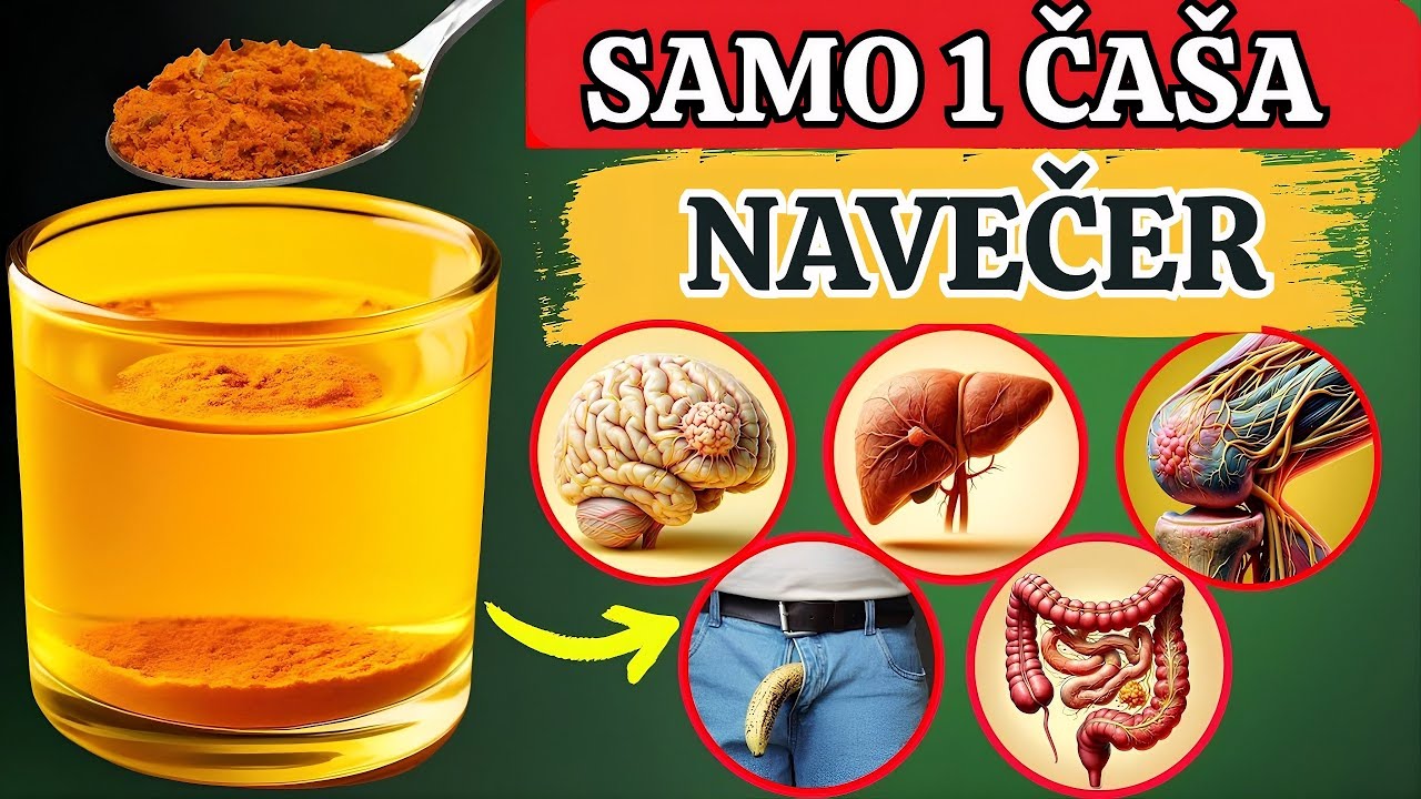 Prednosti vode s kurkumom navečer (Liječnici nikada ne spominju 10 prednosti vode s kurkumom)