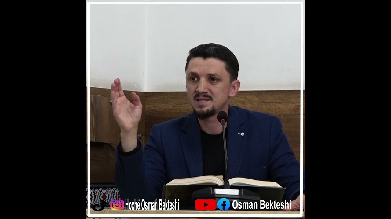 Vet&euml;m me besim, arsimim dhe edukim mund t&euml; zhvillohemi   Hoxh&euml; Osman Bekteshi