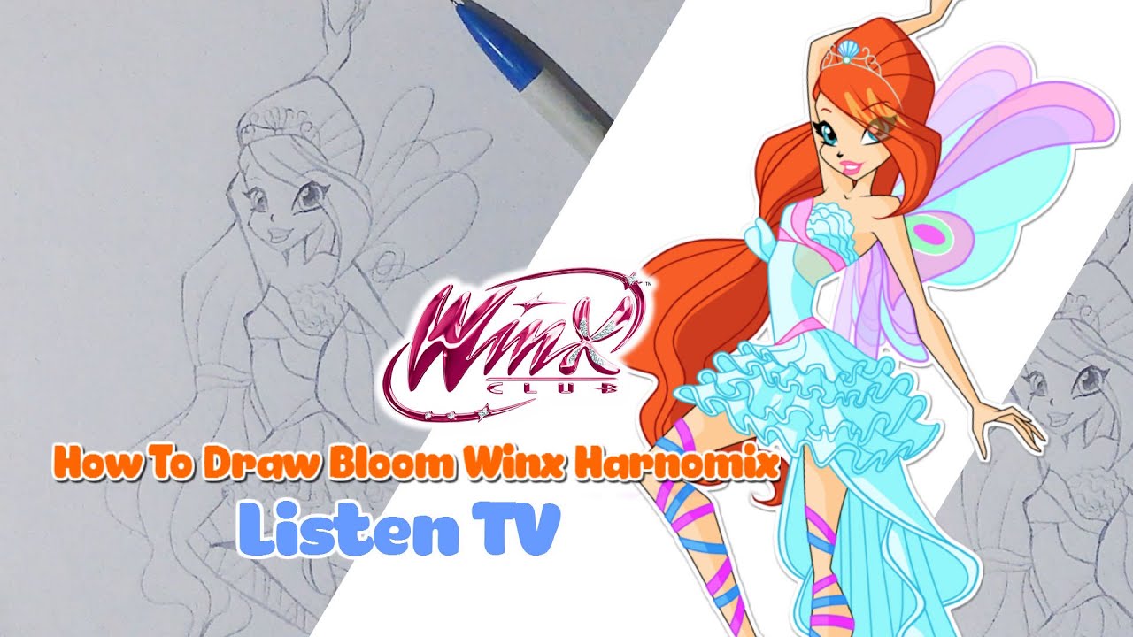 Cách Vẽ Bloom Harnomix Trong Winx Club - How To Draw Bloom Harnomix From Winx Club
