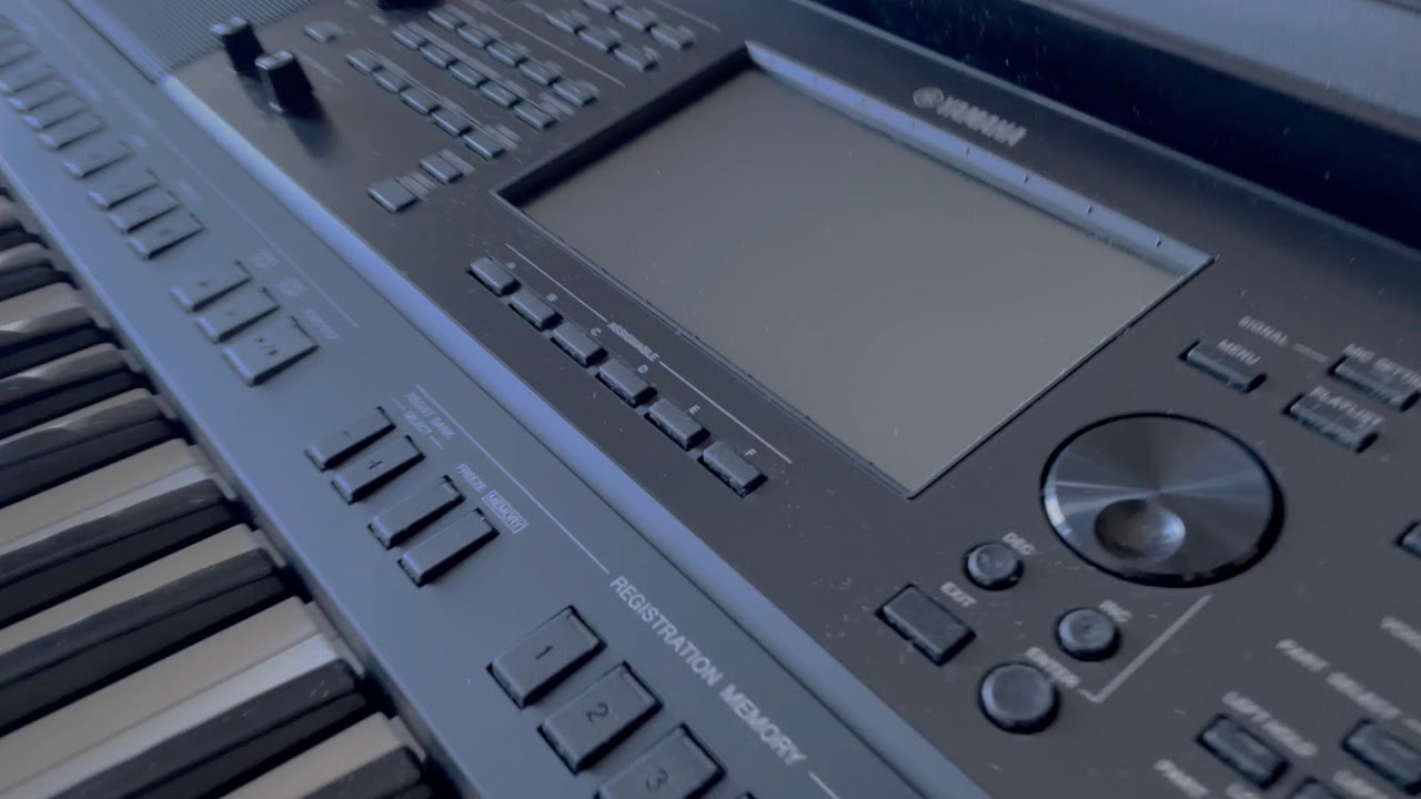 Yamaha PSR SX-700 — мастер-настройка и ладовая настройка