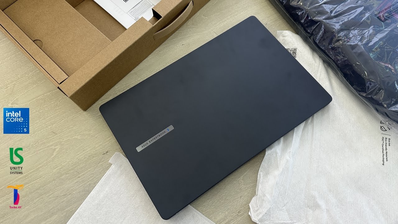 Asus ExpertBook B1503CVA-S70539X intel Core 5 120U Unboxing 2025
