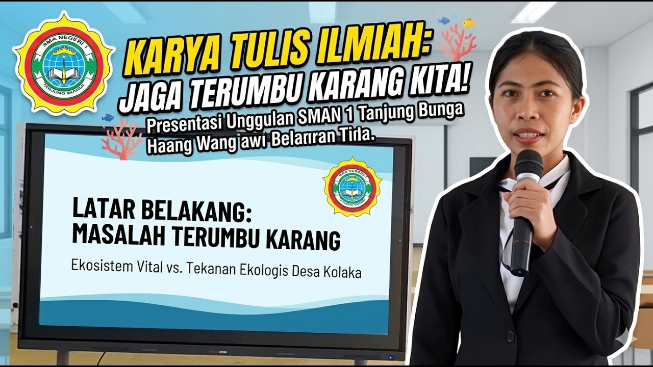 Bagaimana Nasib Terumbu Karang Desa Kolaka? 🌊 | Ujian KTI Yuliana P Fernandez (SMAN 1 Tanjung Bunga)