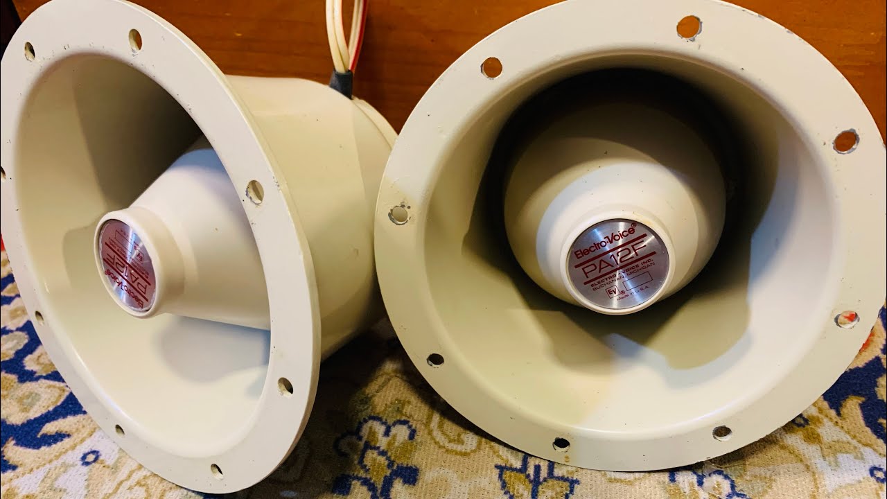 Cặp loa Trung Kèn cực độc và hiếm của hãng Electro Voice PA12F_(Made in USA)_(❌ĐÃ BÁN❌)_0917659929