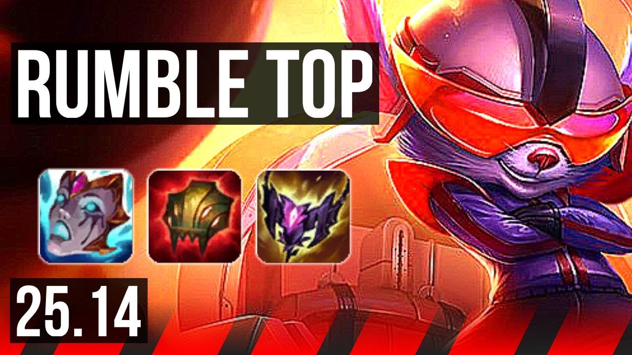 RUMBLE vs IRELIA (TOP) | 8/1/8, Dominating | KR Challenger | 25.14