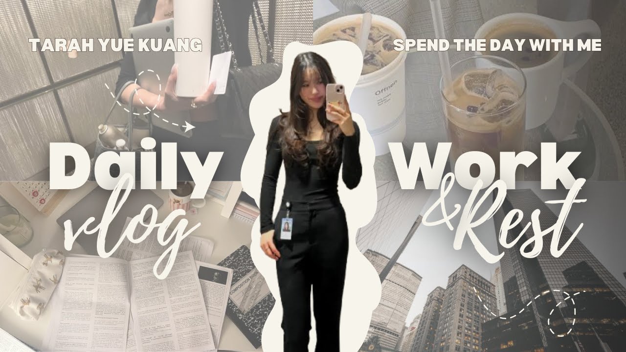 Day in the Life 💼 office work, library studying, mahjong silliness