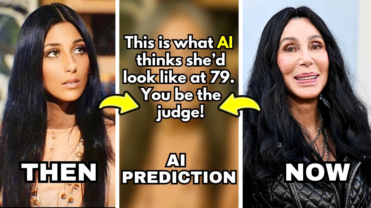 AI Predicts Aging of Hollywood Stars — Then vs Now!