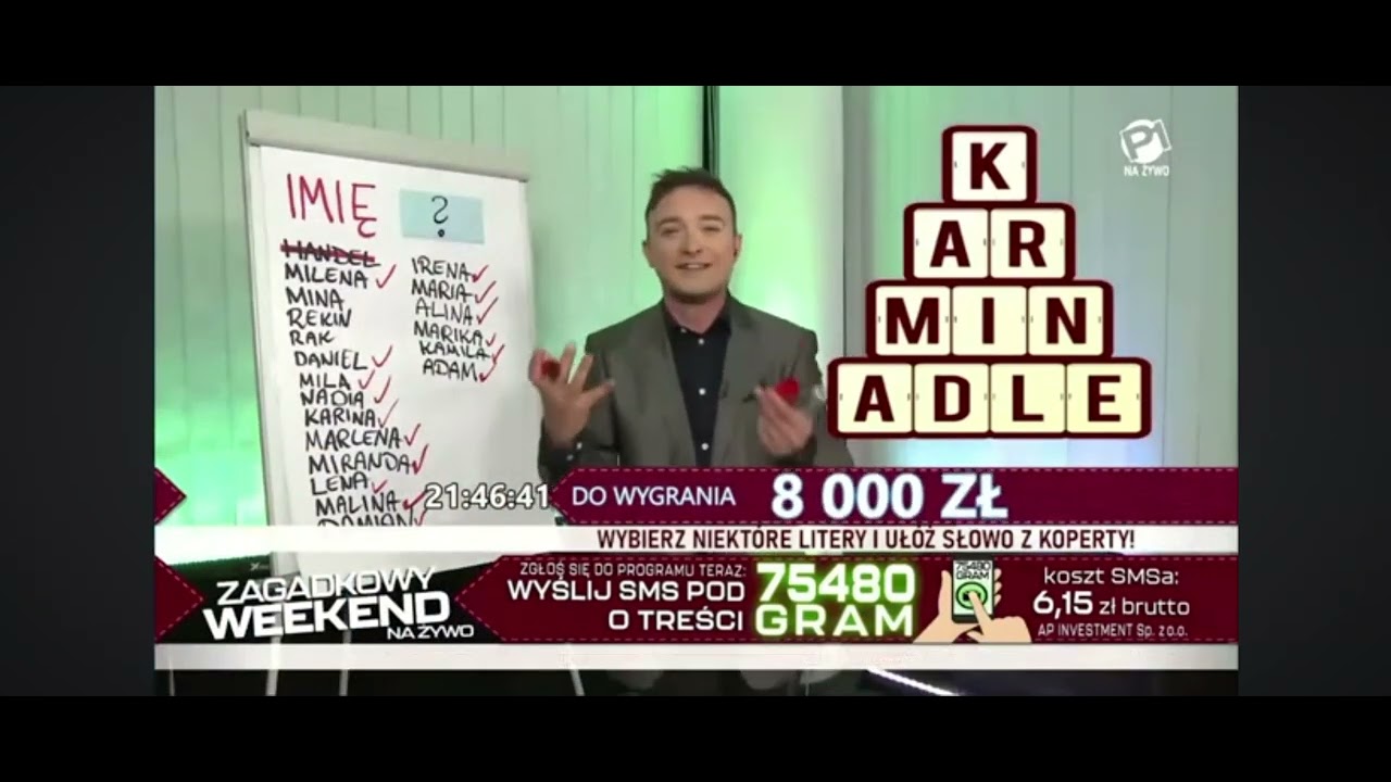 Jak Adam... ;) Zagadkowy Weekend Polonia1 18.05.2024 (fragment)