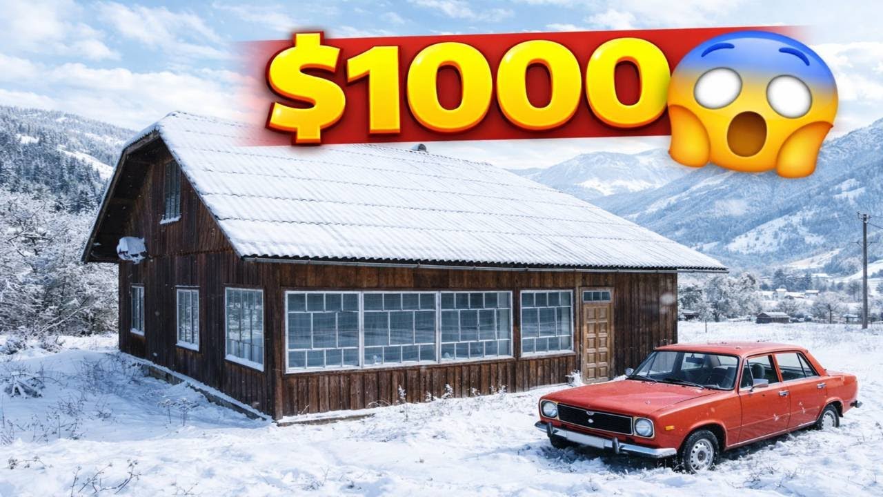 😱 БУДИНОК У КАРПАТАХ ЗА $1000?! 🏔️ РІЧКА, ГОРИ + ЖИГУЛЬ У ПОДАРУНОК!