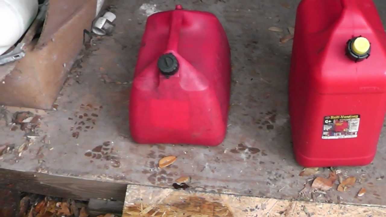 Recycling Old Gasoline