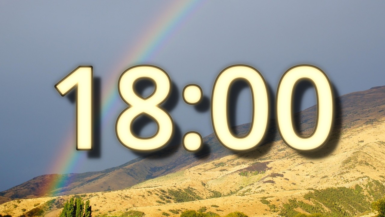 18 Minute Timer | Rainbow Colors