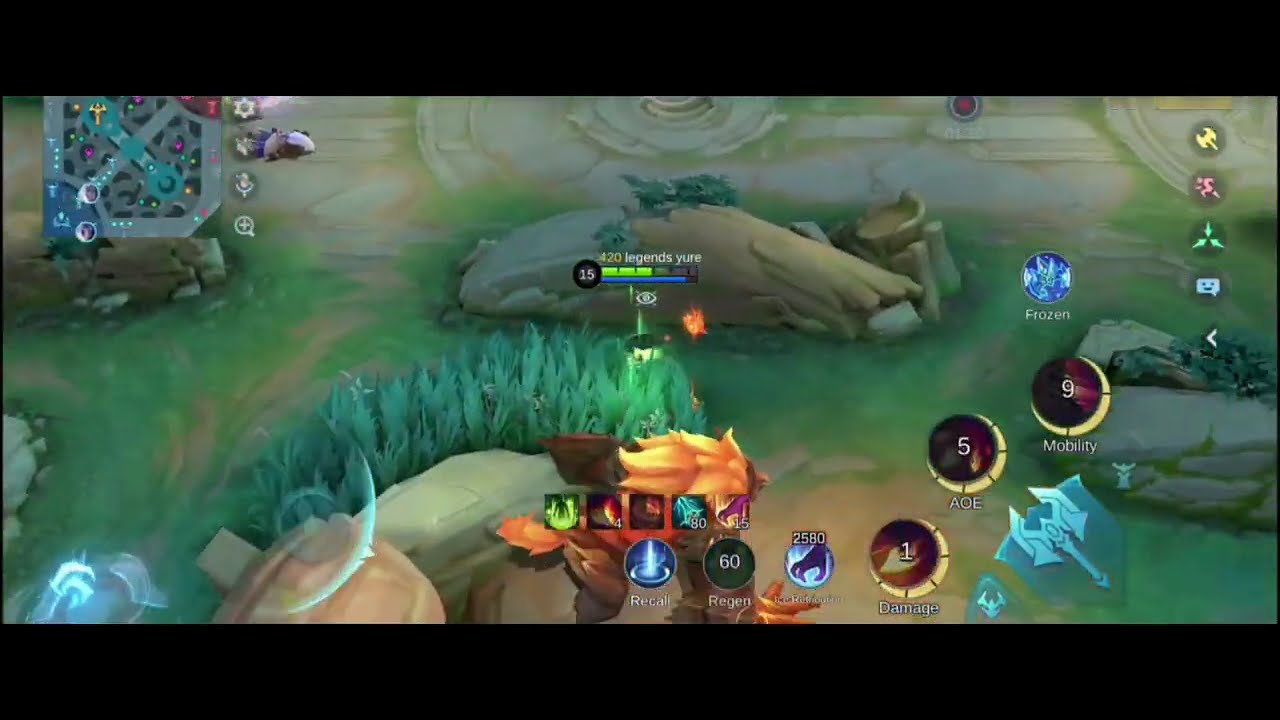 Gusion god with KOF skin (highlights in rank nice effects) @RamelPalmagil }