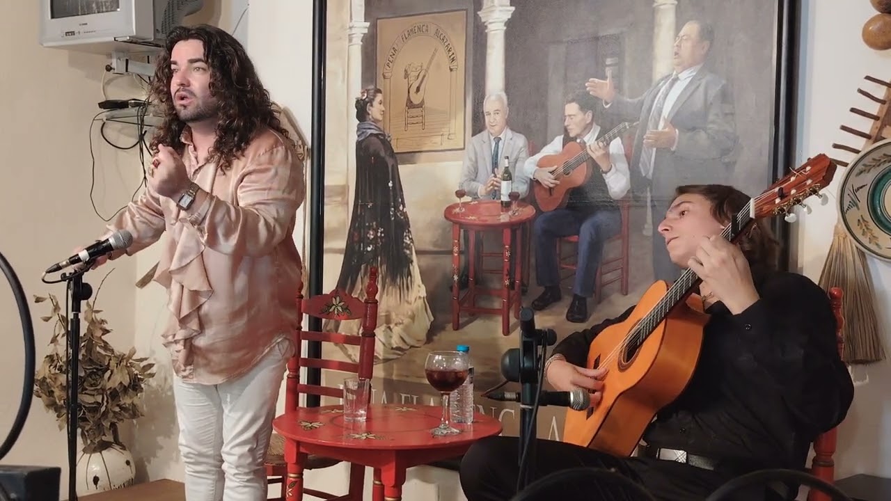 Fandango con el Maestro Iv&aacute;n Chask&iacute;o en la Pe&ntilde;a flamenca Alcazar&iacute;n de Monda-M&aacute;laga