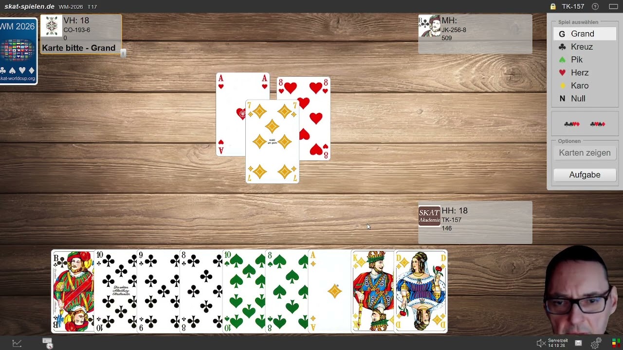 Skat WM 26 DOSKV Hauptrunde Serie2 #71