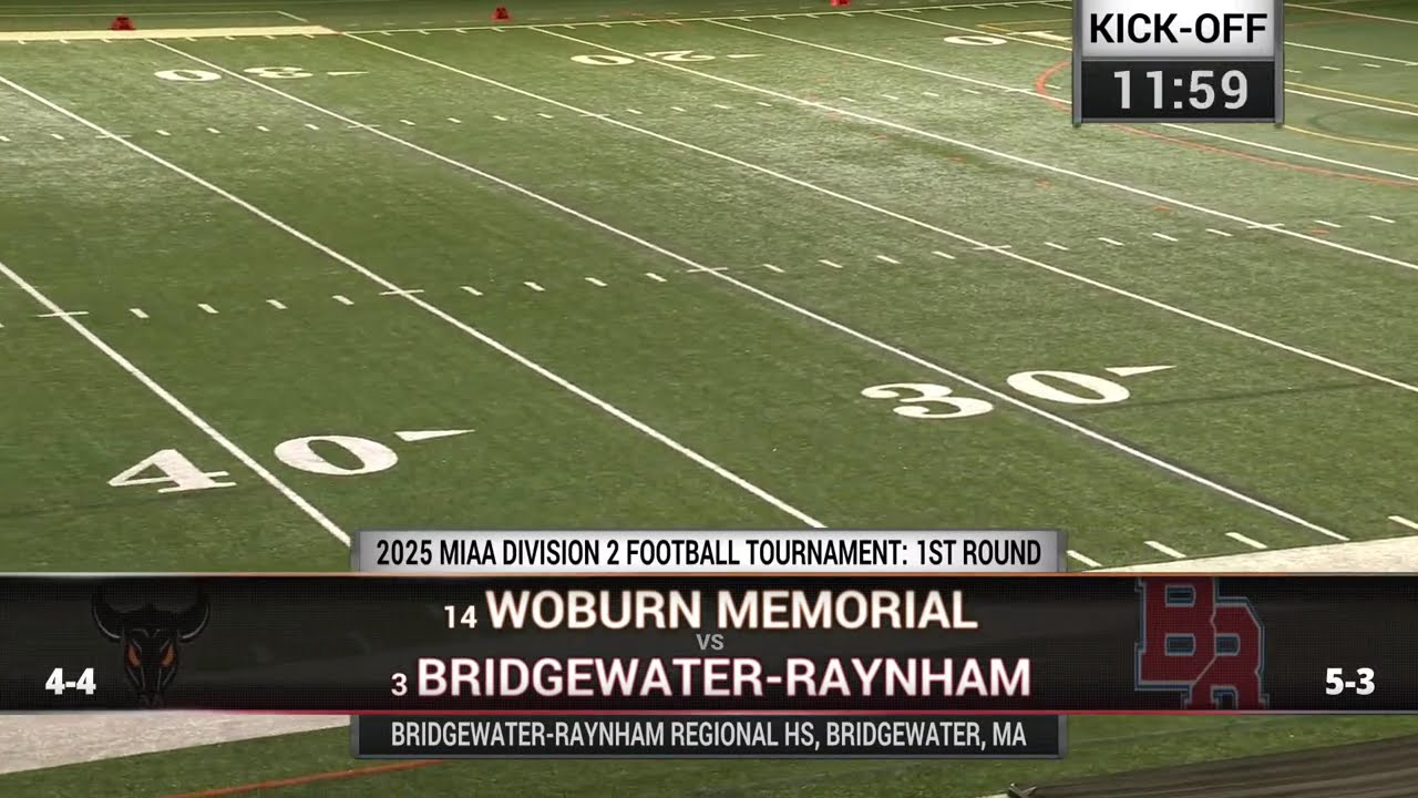 B-R Playoff Football vs. Woburn (MIAA First Round)