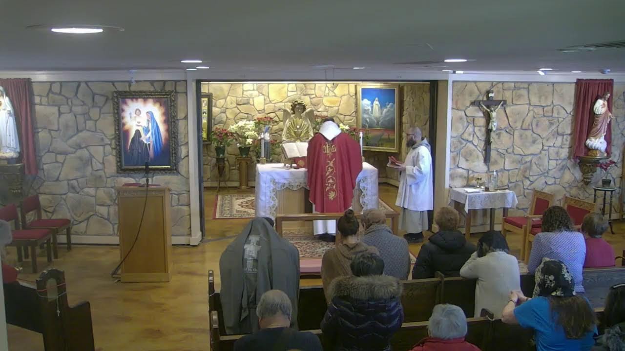 Friday February 6, 2026 | The First Friday Rosary and Mass from The Blue Army Shrine