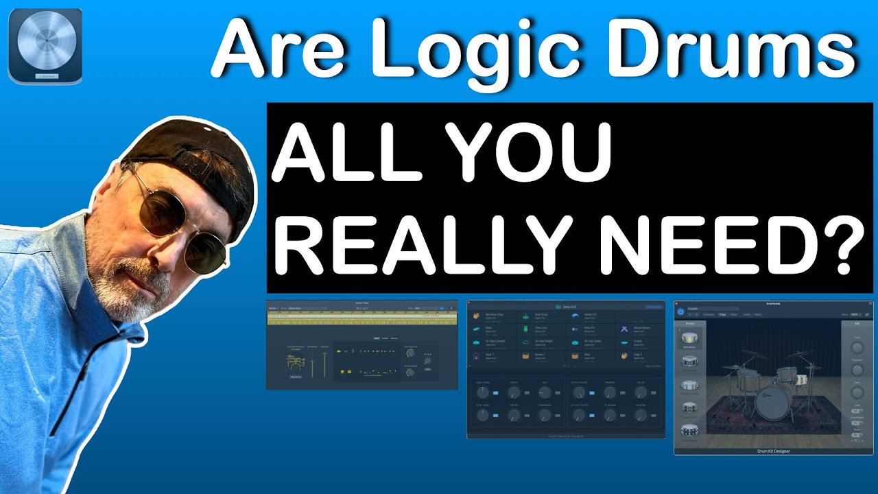 Logic Drums | Сессионный барабанщик + Дизайнер ударных установок / Многоканальный выход — ЛУЧШИЕ!