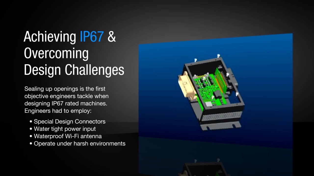 Obtaining IP67 rating