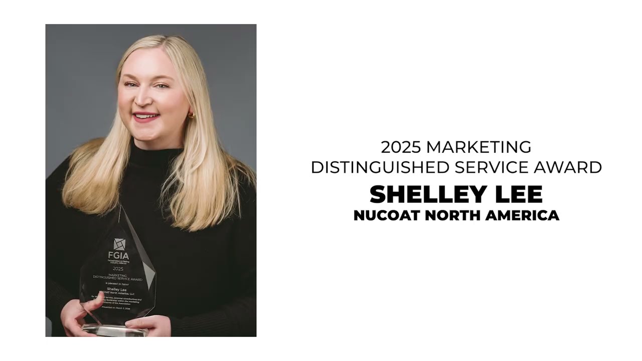 2025 Marketing Distinguished Service Award – Shelley Lee (NuCoat North America)