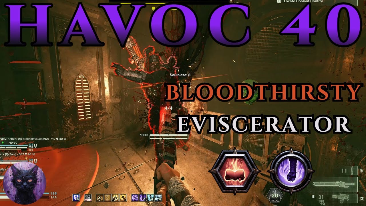 Zealot - Eviscerator Mk XV & Flamer | Havoc 40 Gameplay | Darktide