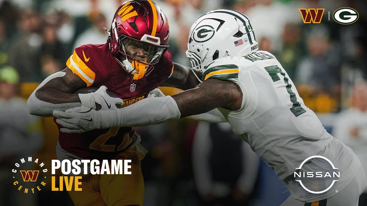Commanders Fall to Packers on TNF in Lambeau | Postgame LIVE: Hear from HC Dan Quinn & More