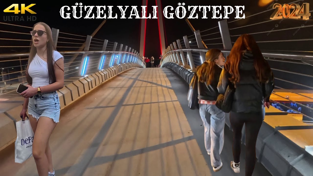 Izmir, Turkey walking tour 4k 60 FPS | Izmir Güzelyalı street walk