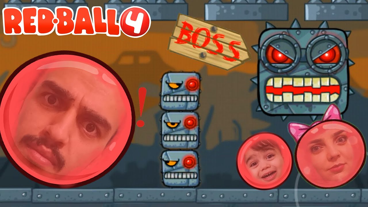 REDBALL 4 KARANLIK FABRİKA BOSS GELDİ! | AY SAVAŞI BAŞLIYOR!