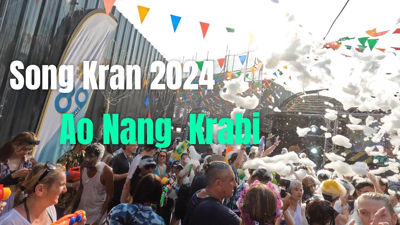 Songkran in Ao Nang 2024