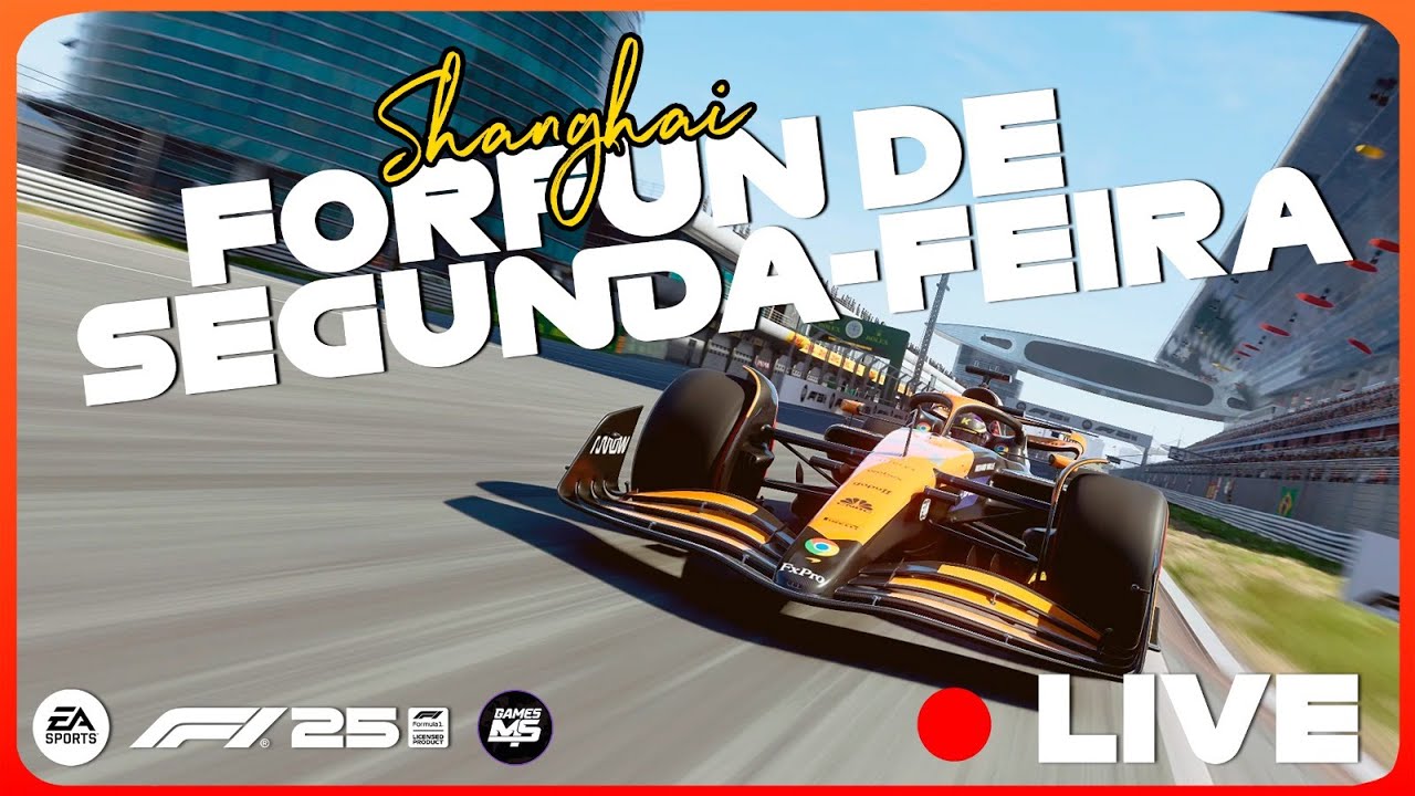 F1 2025 AO VIVO GP DA CHINA | FORFUN DE SEGUNDA | NAR: QUEIROZ
