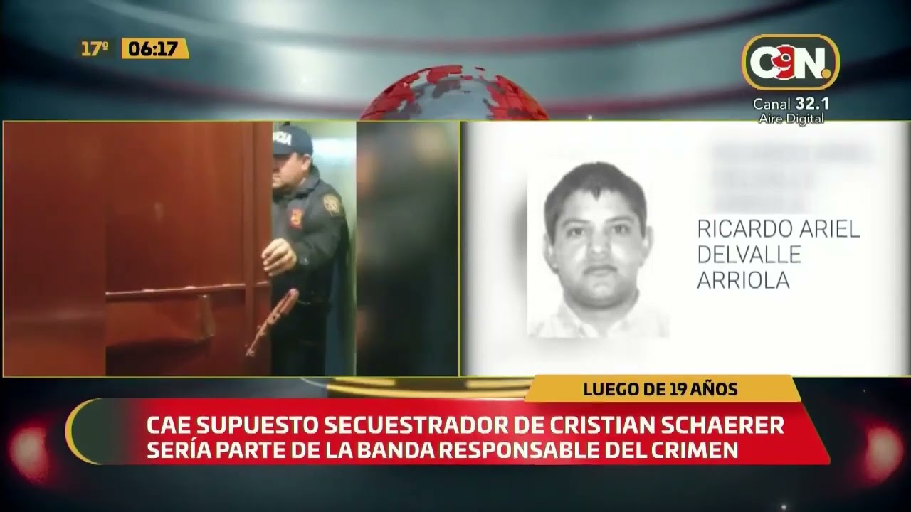 Cae supuesto secuestrador de Cristian Schaerer
