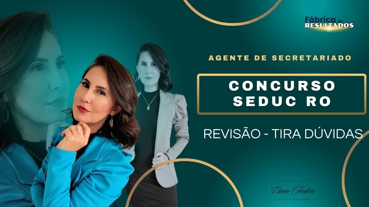 Concurso SEDUC RO - REVISÃO - SECRETARIADO