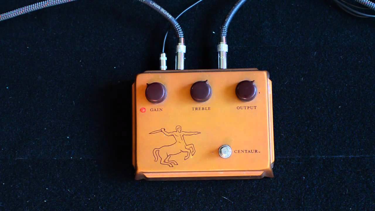 Klon Centaur Professional Overdrive (Gold) demo