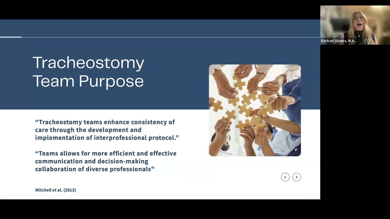 The Speech Language Pathologist’s Lead Role in the Multidisciplinary Tracheostomy Team