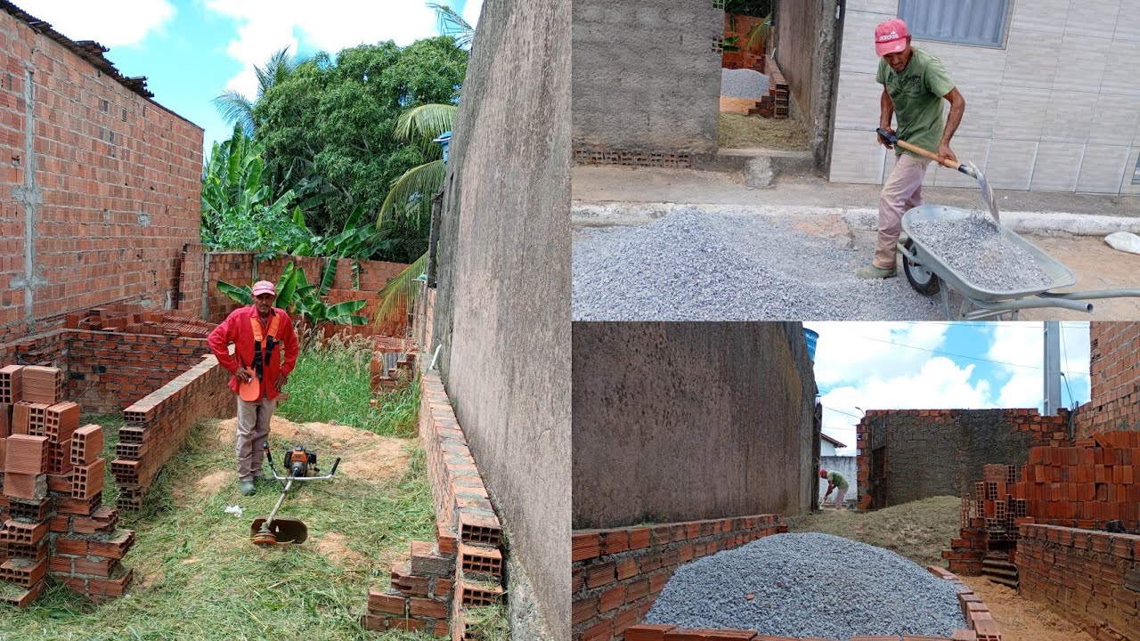 ESTAMOS AQUI NA CASA DA NOSSA FILHA LIMPANDO E GUARDANDO O MATERIAL DA CONSTRUÇÃO, E AGRADECENDO 35K