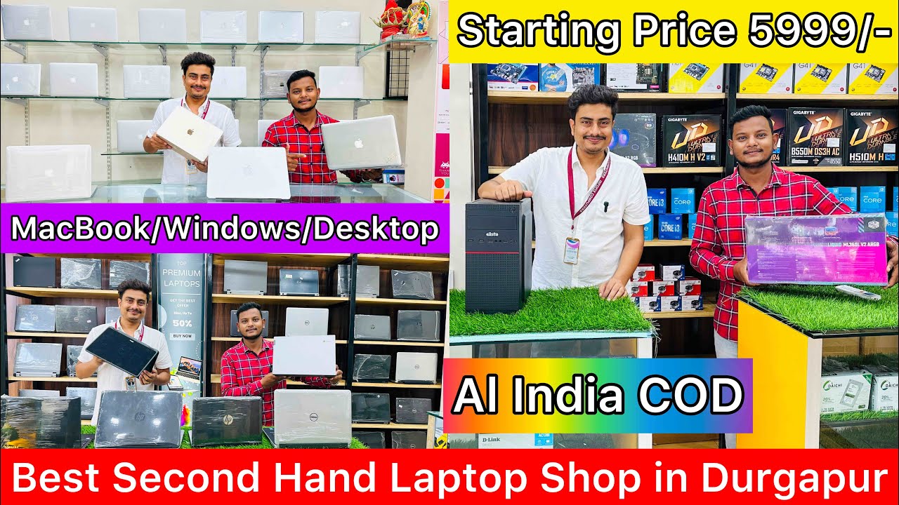 Second Hand Laptop in Durgapur | West Bengal | Best Quality Used Laptops | Macbook, Windows, Desktop