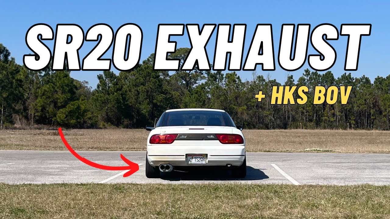 SR20 S13 with HKS BOV and ISR exhaust!