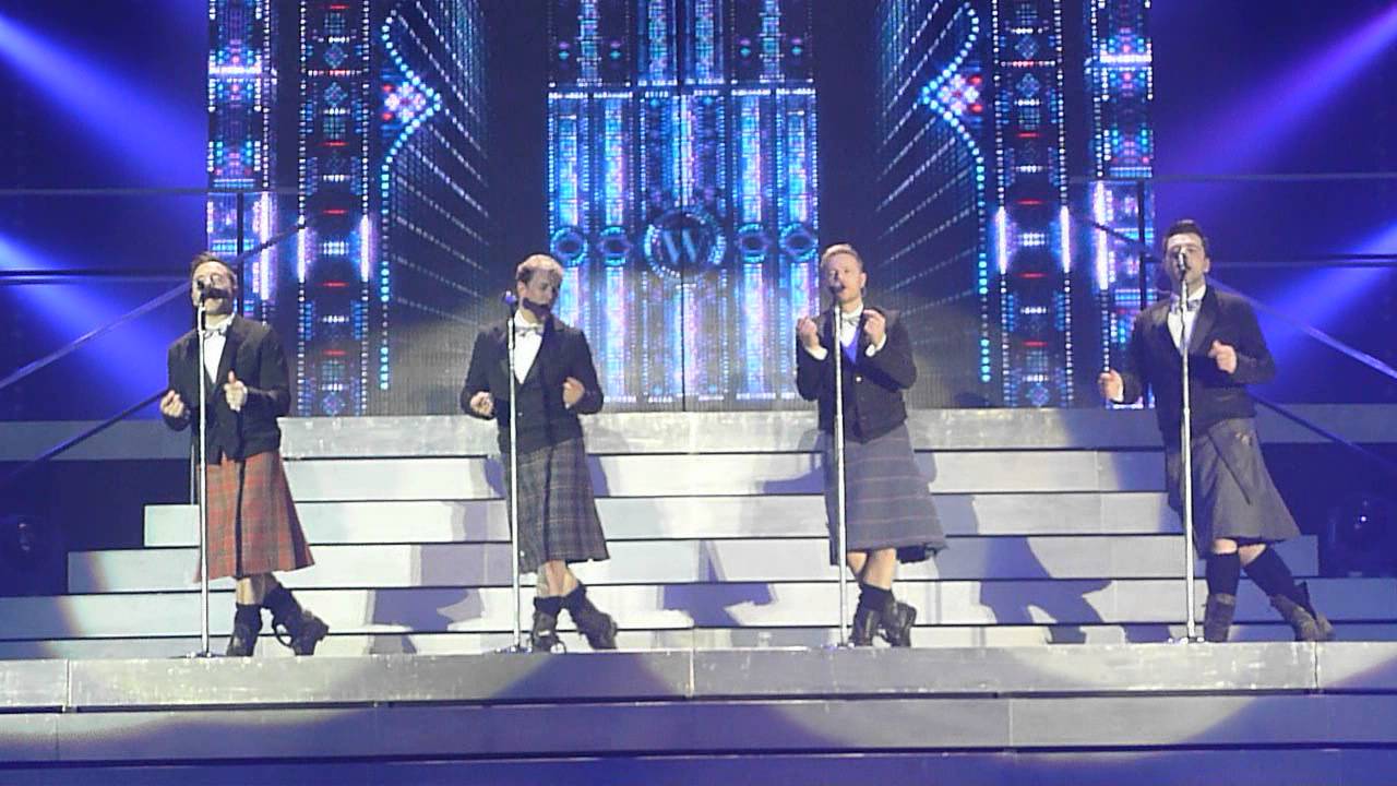 Westlife - World Of Our Own (wearing kilt) - SECC Glasgow 27.05.2012