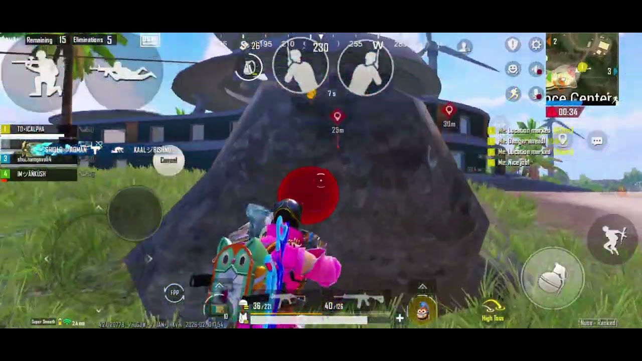 Nusa map ranked full gameplay#bgmivideos  #rankedmatch#chickendinnerbgmi 