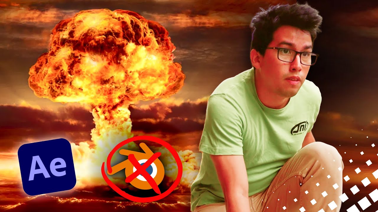 ¿Como hacer EXPLOSIONES 3D sin usar programas de 3D? FULL After Effects | Tutoriales MatMaker