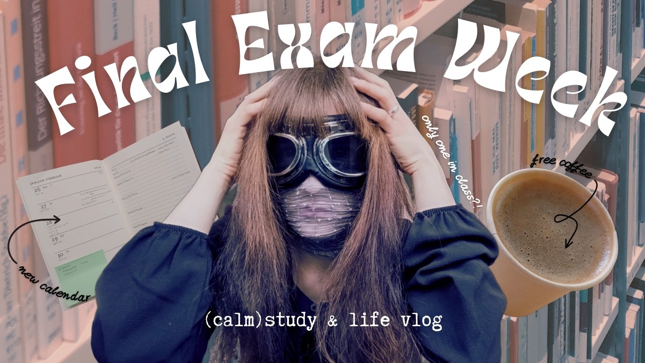 Trying to get over my Freeze Response to Stress | Final Exam University Study Vlog